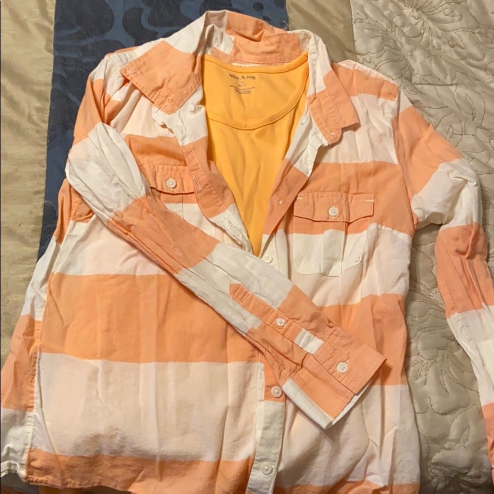 Faded Glory button down w/ White Stag undershirt.
